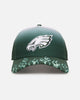 New Era Philadelphia Eagles 'Sundyed Flames' 9FORTY A-Frame Snapback Pine Green