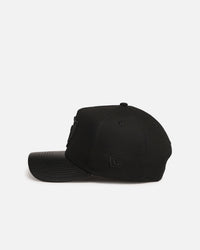 New Era Las Vegas Raiders 'Canvas Leather' 9FORTY A-Frame Snapback Black