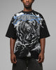 Loiter Airbrush Panther T-Shirt Black