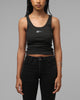 Loiter Women's Hybrid Scoop Neck Tank Charcoal