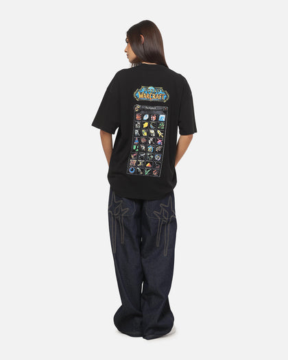 73Studio X Warcraft How Big Is Your Sack T-Shirt Black Acidwash