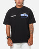 Saint Morta Rise Up Boxy T-Shirt Black Acidwash
