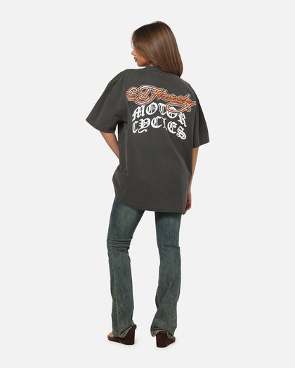 Ed Hardy Hardy Motors T-Shirt Washed Black