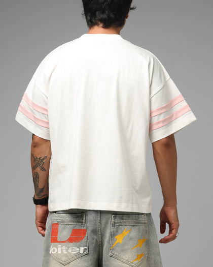 Loiter Hybrid Endzone T-Shirt Off White