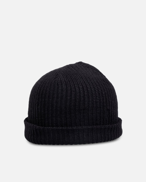 S Double Red Cube Low Beanie Black
