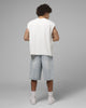 Loiter Legends Never Die Muscle T-Shirt White