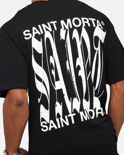 Saint Morta Ye Old Drop Shoulder T-Shirt Black