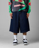 Loiter 3 Quarter Shorts Dark Indigo