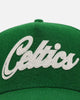 New Era Boston Celtics 'Candy Cane Side Patch' 9FORTY A-Frame Snapback Official Team Color