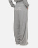 Adidas Women's Graphic Loose Sweat Pants Medium Grey Heather
