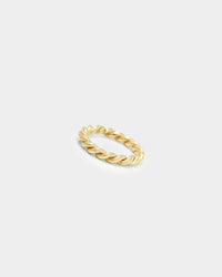 Raising Hell Women's Braided Ring Gold