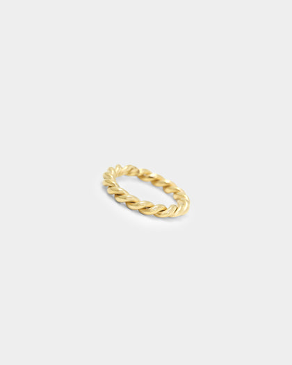 Raising Hell Women's Braided Ring Gold