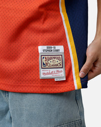 Mitchell & Ness Golden State Warriors Stephen Curry 2010 Swingman Jersey Orange