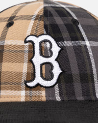 New Era Boston Red Sox 'Multi Panel Plaid' 9FIFTY High Crown Strapback Plaid