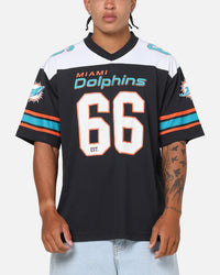 Majestic Athletic Miami Dolphins Glenver Mesh Oversized T-Shirt Black