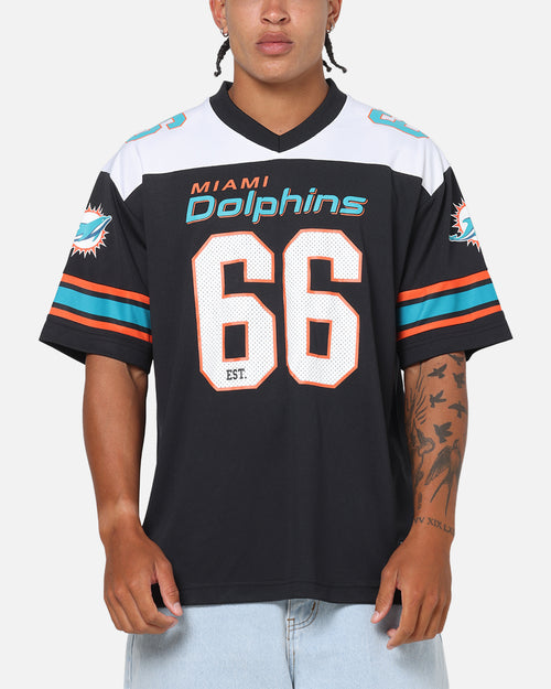 Majestic Athletic Miami Dolphins Glenver Mesh Oversized T-Shirt Black
