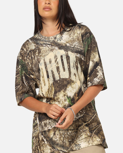 Jordan Brooklyn Real Tree All Over Print Crewneck T-Shirt Sail/Sail