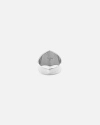 Saint Morta Onyx Octagon Signet Ring White Gold