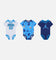 Jordan Infant Jumpamn 23 Jersey Bodysuit Set 3 Pack University Blue