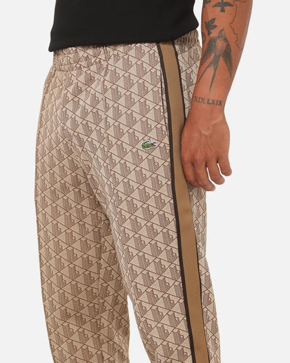 Lacoste Monogram Track Pants Croissant/Cookie