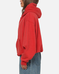 American Thrift Zip Hoodie Washed Red