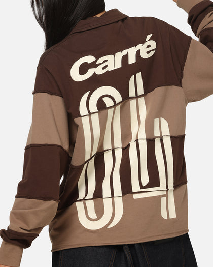 Carre Off Grid Rugby Shirt Brown