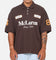 Mitchell & Ness X Mclaren Heritage Boxy Polo Shirt Chocolate