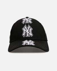 New Era New York Yankees 'Spine' 9FORTY A-Frame Strapback Black/White