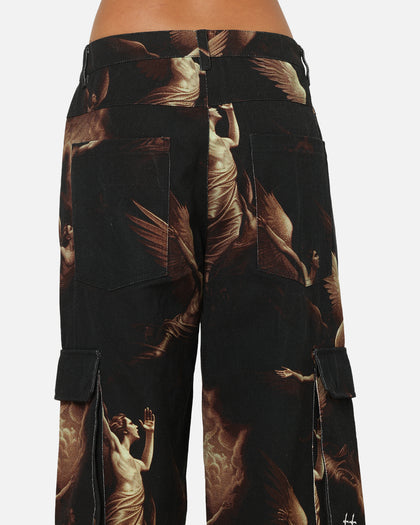 Saint Morta Rapture Cargo Pants Black/Orange