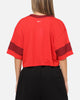 Nike Women's Sportswear Oversized Cropped Jersey University Red