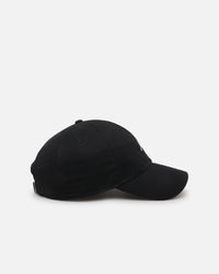 Jordan Unstructured Curved Bill Strapback Hat Black/White