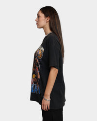 Rodman Brand Cartoon Vintage T-Shirt Washed Black