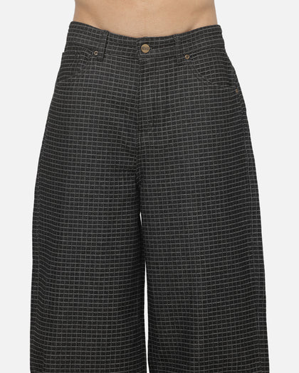 Carre Grid Solace Jeans Black Denim