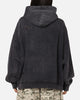 Mitchell & Ness Los Angeles Lakers Distressed Rhinestone Logo Hoodie Faded Black
