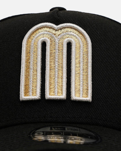 New Era Mexico National Baseball Team 'New Year's Eve' 9FORTY A-Frame Snapback Gold/Silver