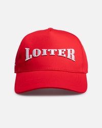 Loiter Retro Snapback Red