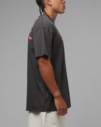 Loiter Cyber Logo T-Shirt Vintage Black