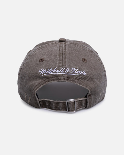 Mitchell & Ness Los Angeles Lakers 'Collegiate' Dad Fit Strapback Washed Chocolate