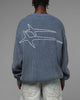 Loiter Star Born Knit Sweater Blue