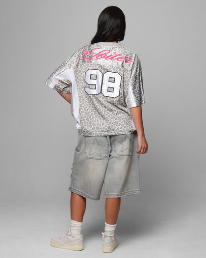 Loiter End Zone Jersey Snow Leopard