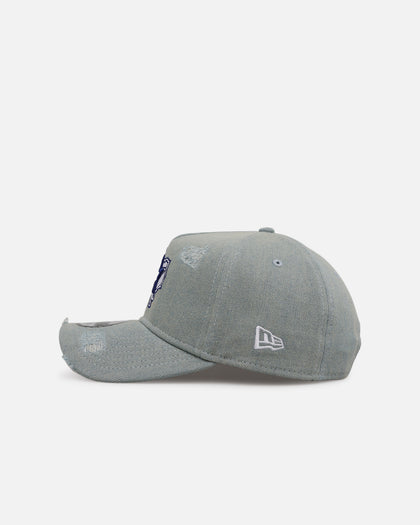 New Era Houston Astros 'Distressed Denim' 9FORTY A-Frame Snapback Light Wash Denim
