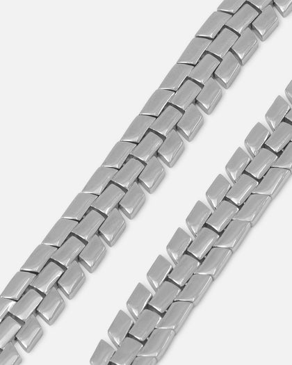 Saint Morta Spine Chain White Gold
