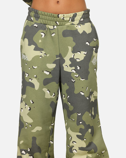 Carre Sideline Trackpants Green Camo