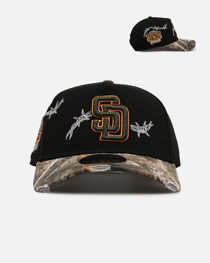 New Era San Diego Padres 'Realtree Grit 2.0' 9FORTY A-Frame Snapback Black/Green/Orange