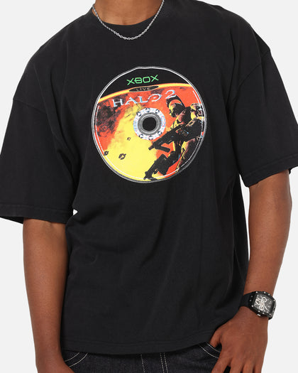 73Studio X Halo Halo 2 Disc Vintage T-Shirt Off Black