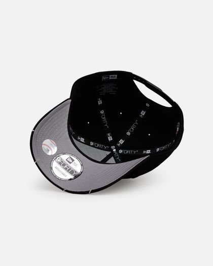 New Era Chicago White Sox 'Spider Web Visor' 9FORTY A-Frame Snapback Black