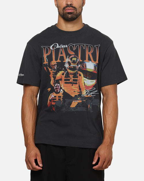 Mitchell & Ness X Mclaren F1 Team Bootleg Oscar Piastri T-Shirt Washed Black