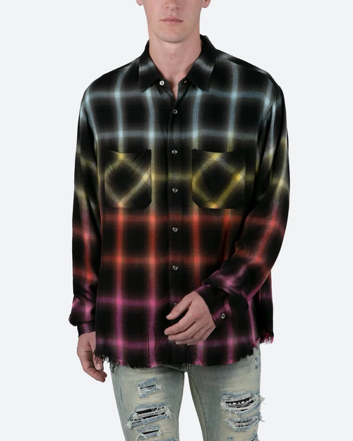 MNML Ombre Flannel Shirt Multi