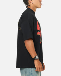 Saint Morta Highway Mock Neck T-Shirt Black