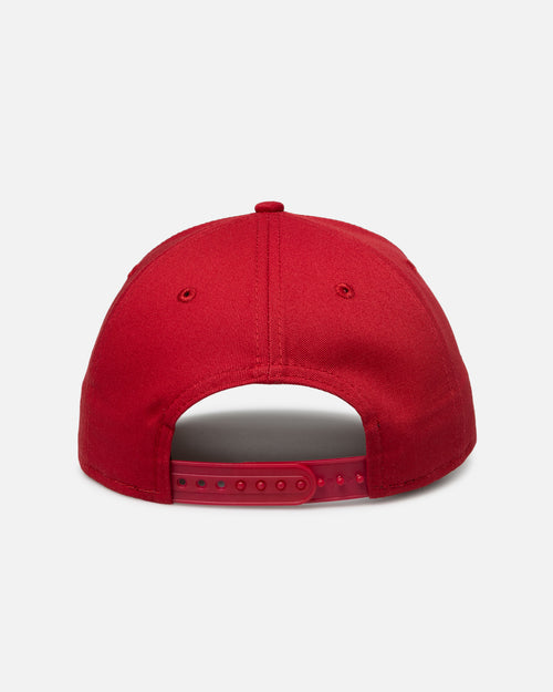 New Era Chicago Bulls 'Valentines Day' 9FORTY A-Frame Snapback Dark Red